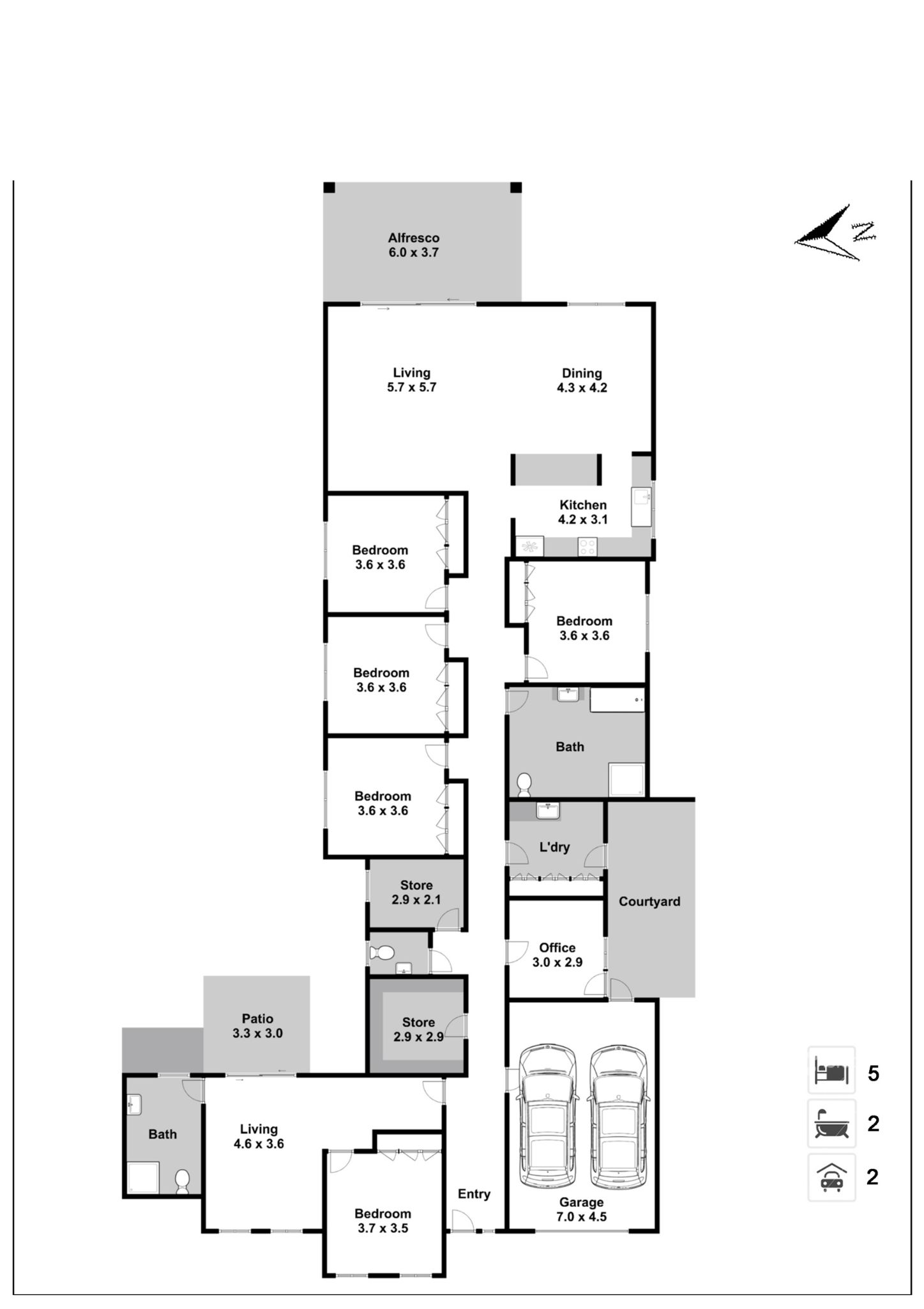 Accessible living in the heart of Oatley — Floorplan 1