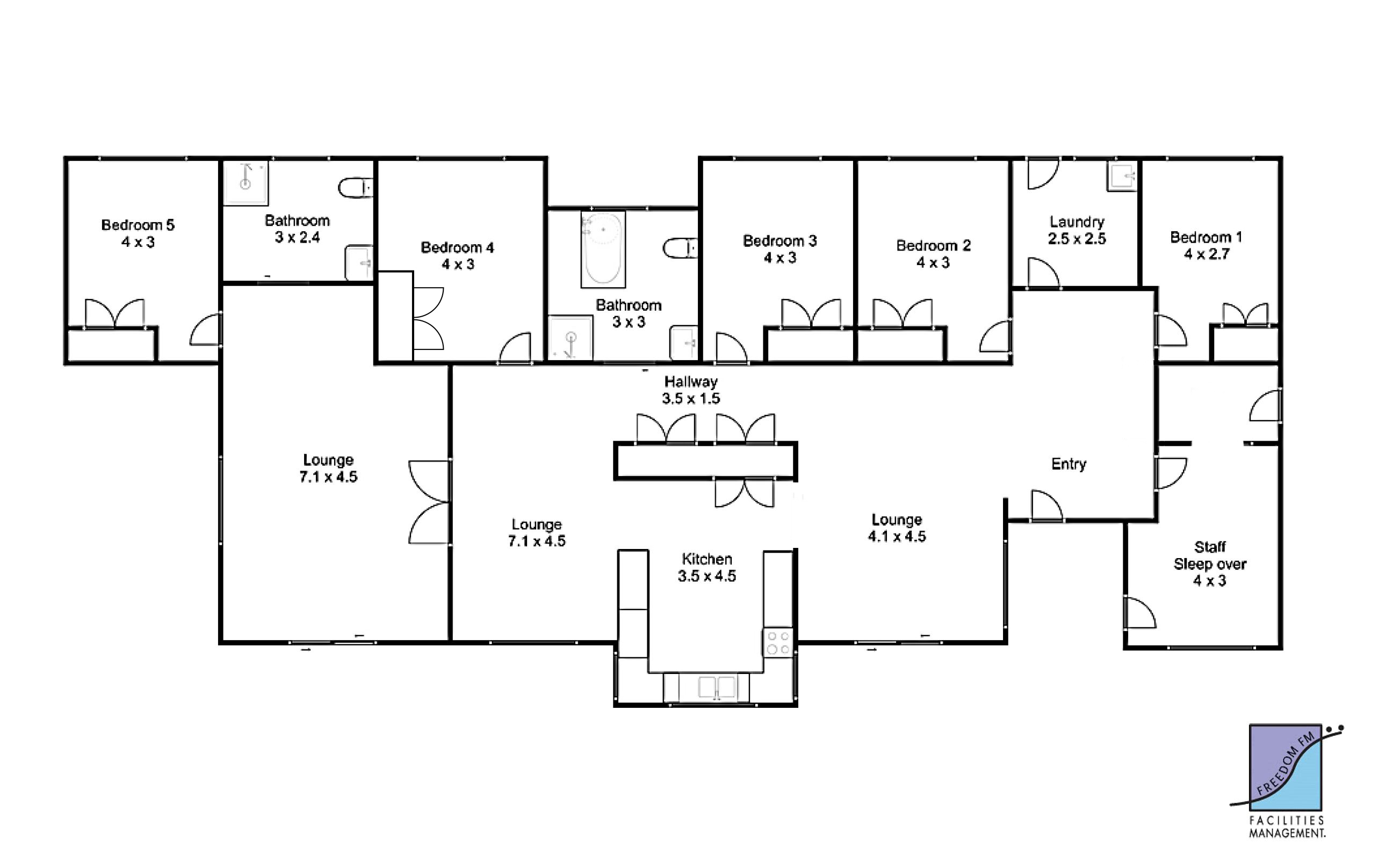 Inviting home on the doorstep of the Dandenong Ranges — Floorplan 1