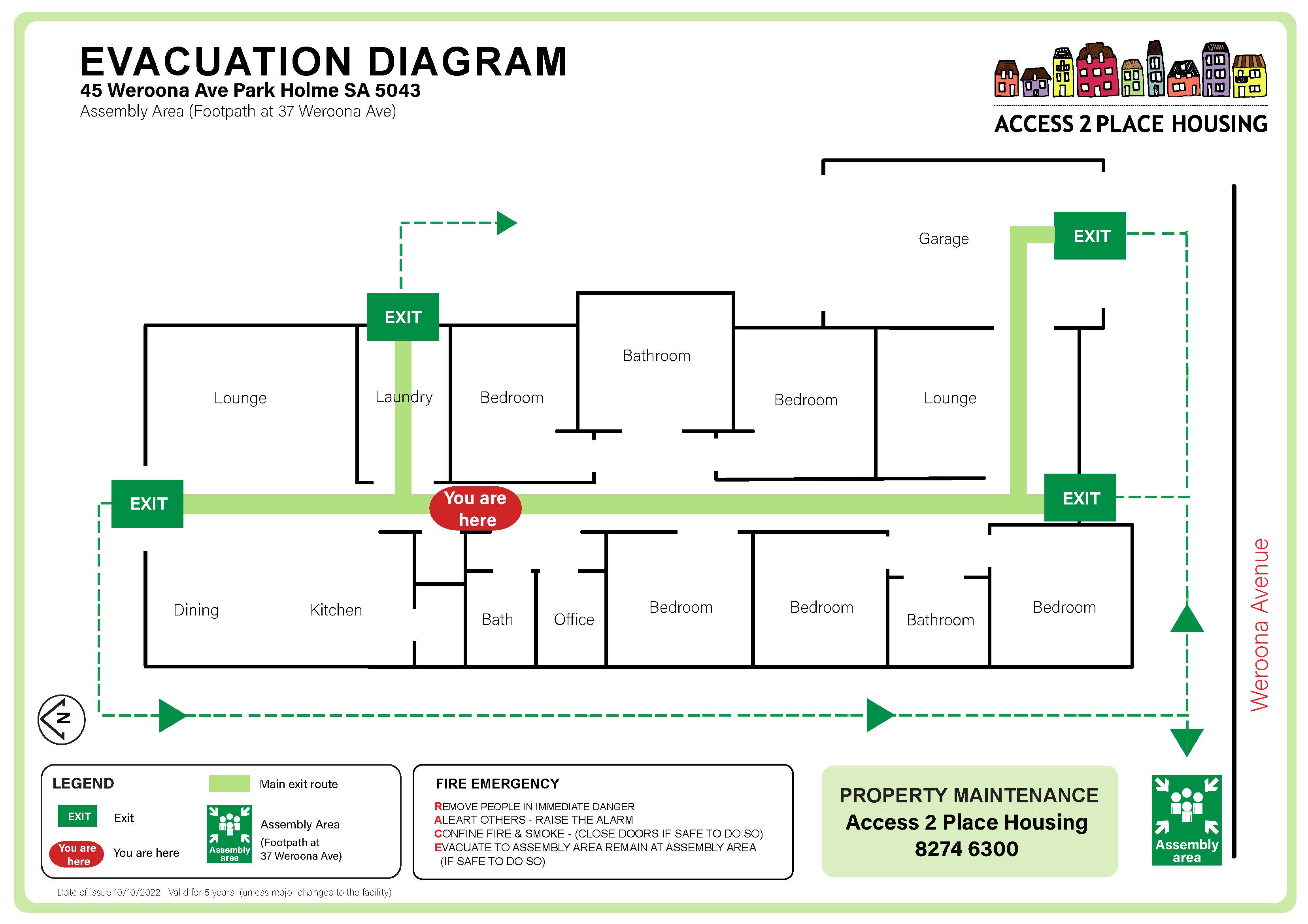 Park Holme - 1 bedroom - Shared home - High Physical Support — Floorplan 1