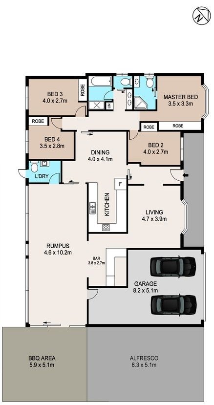 St Clair Supported Independent Living — Floorplan 1
