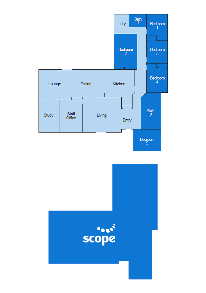 Supported Independent Living in Strathdale — Floorplan 1