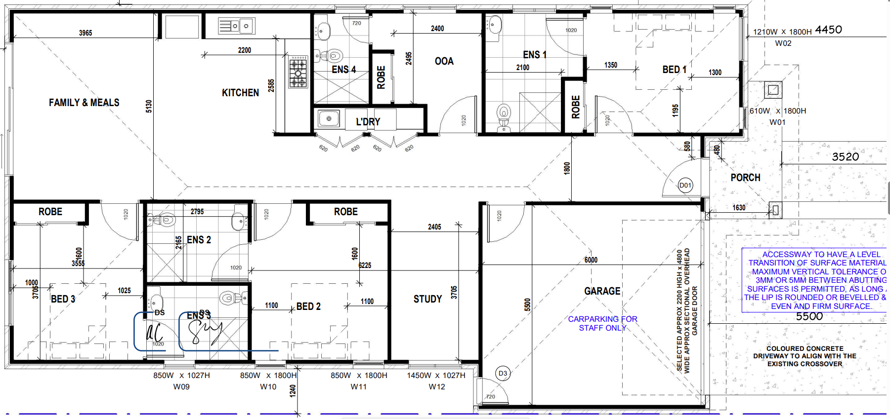 SDA HPS 3 Bedroom House plus OOA Warragul, Vic  127 — Floorplan 1