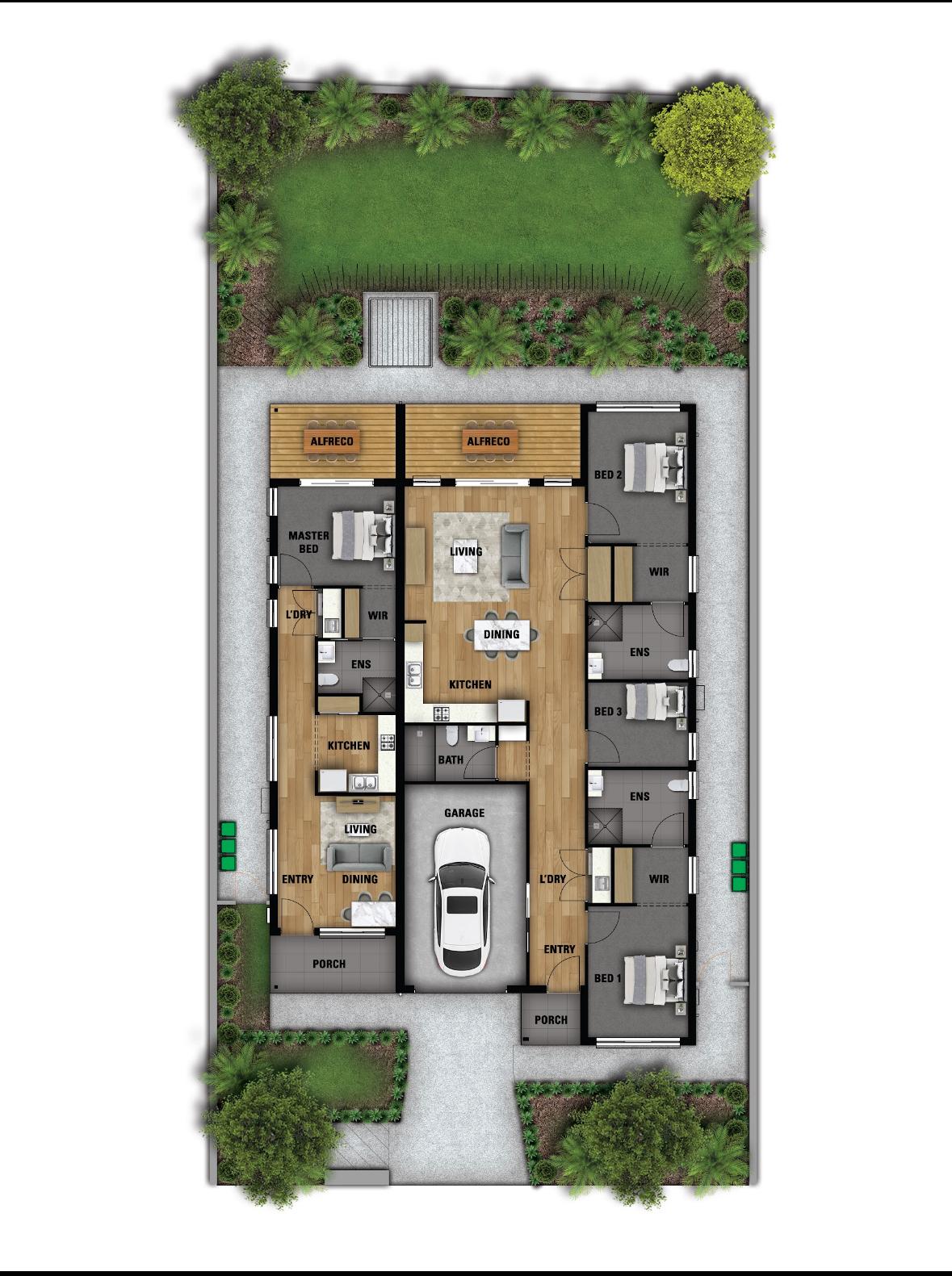 Two Side By Side High Physical Support House and Villa — Home image 9