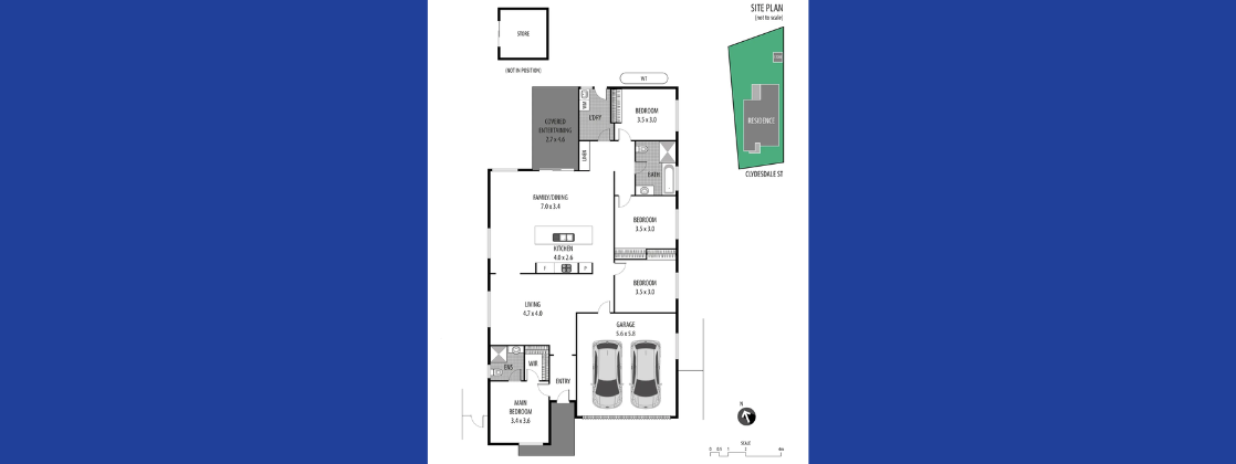 Modern spacious 4 bedroom home in Wadalba — Floorplan 1