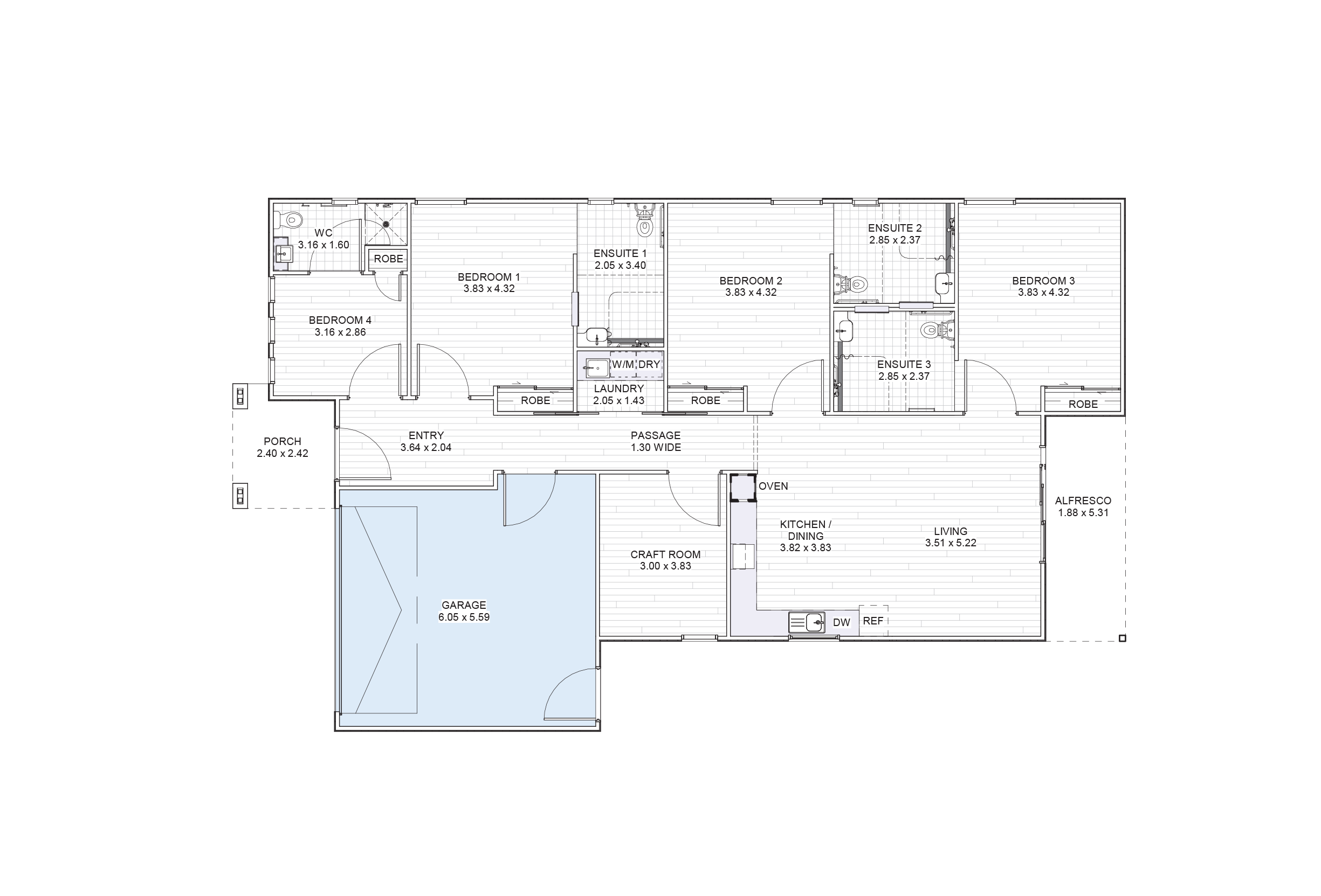 Warring St, Ravenswood, TAS 7250 — Floorplan 1