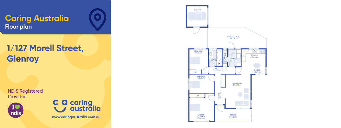 Glenroy SIL Accomodation — Floorplan 1