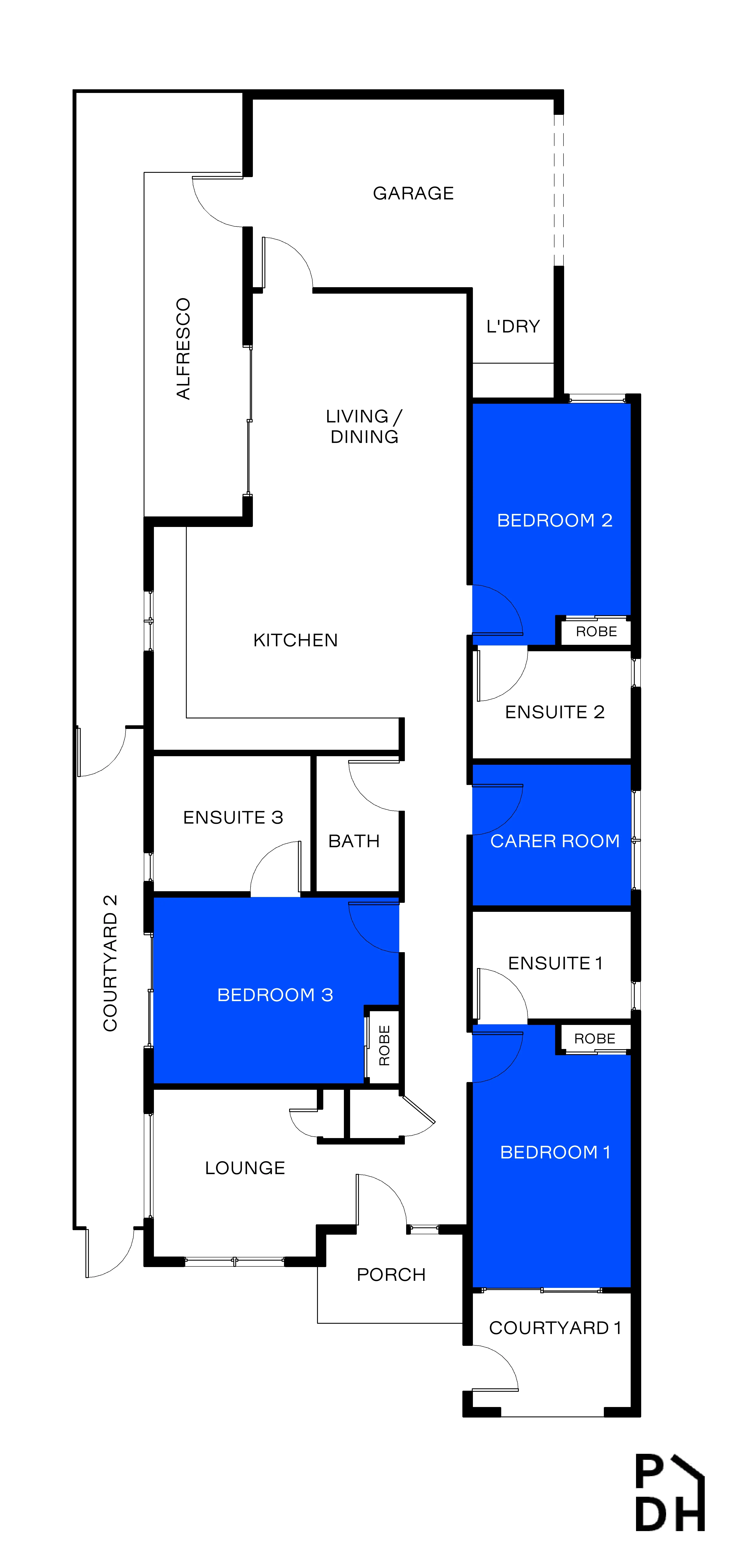 16 Pershing Street, Reservoir — Floorplan 1