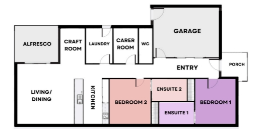 RAAM HPS - Armstrong Creek, VIC — Floorplan 1