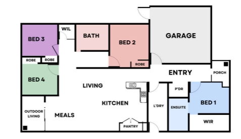 STANHOPE, Tarneit VIC - HPS — Floorplan 1