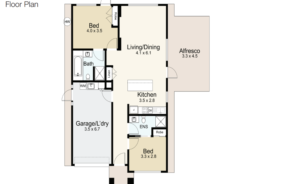 Castlemaine - Brand New Robust & Improved Liveability Home's — Floorplan 1
