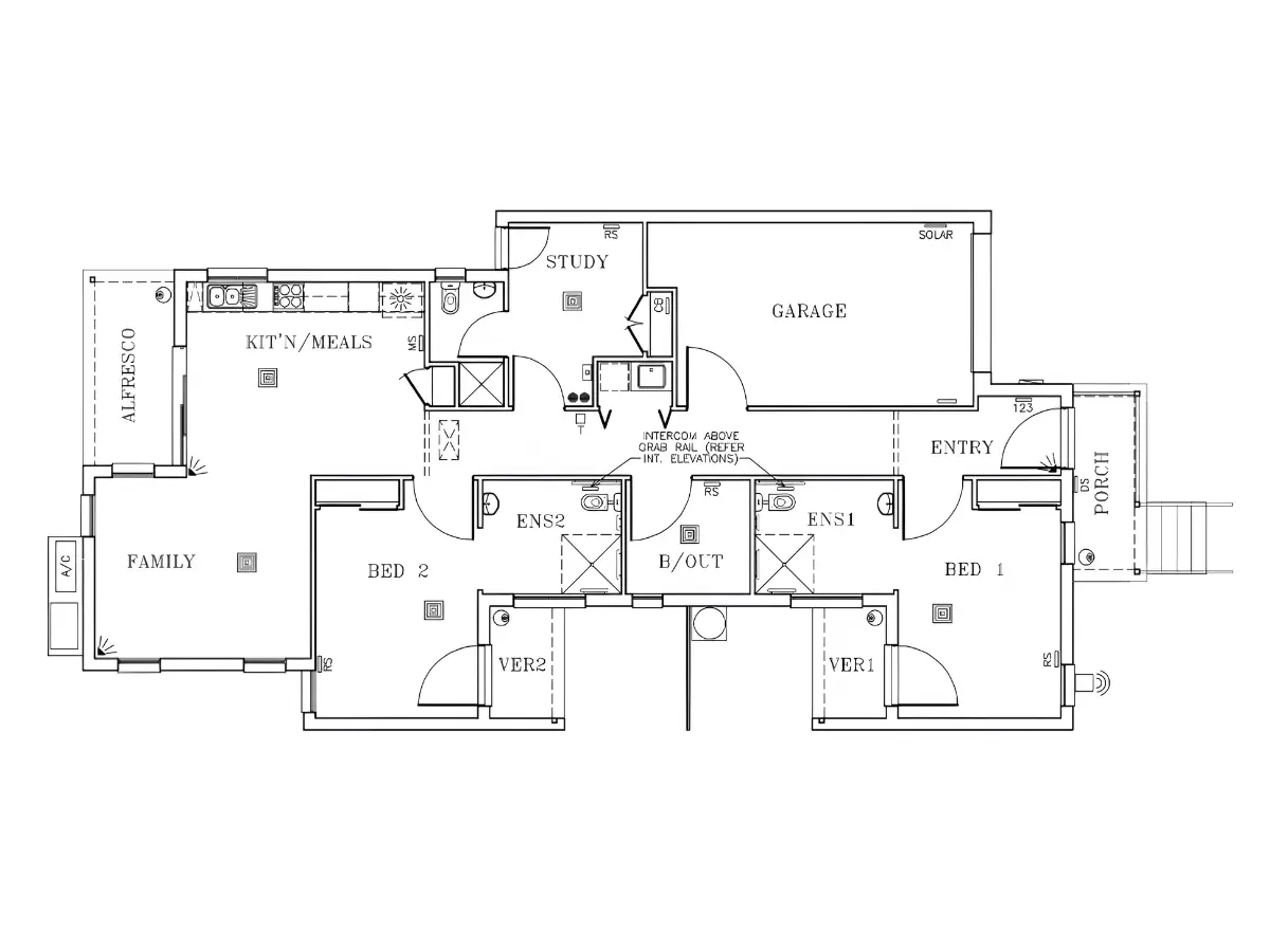 Weir Views 69 | Robust/Improved Livability 2-Residents — Floorplan 1