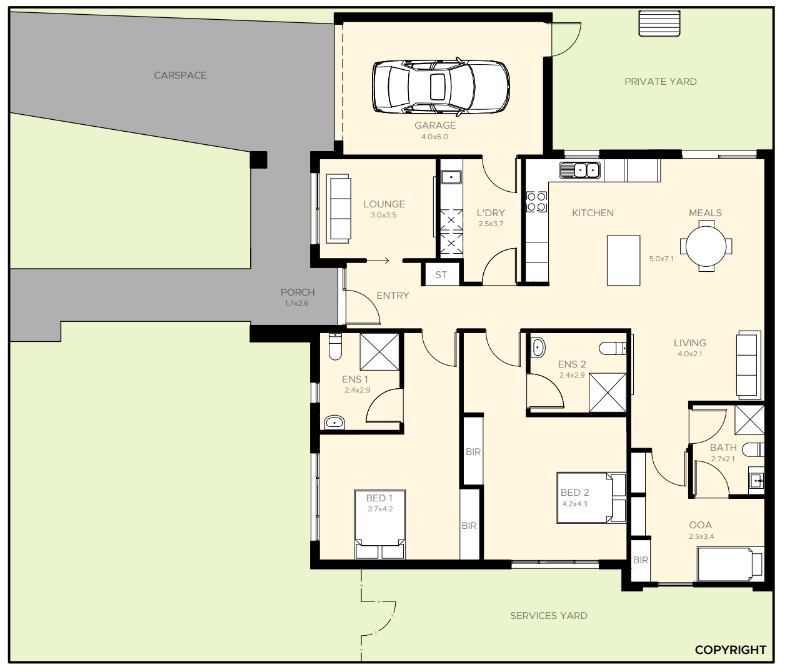 Home in Ascot Vale — Floorplan 1