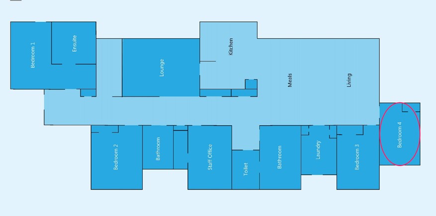 Central living in the heart of Clayton — Floorplan 1