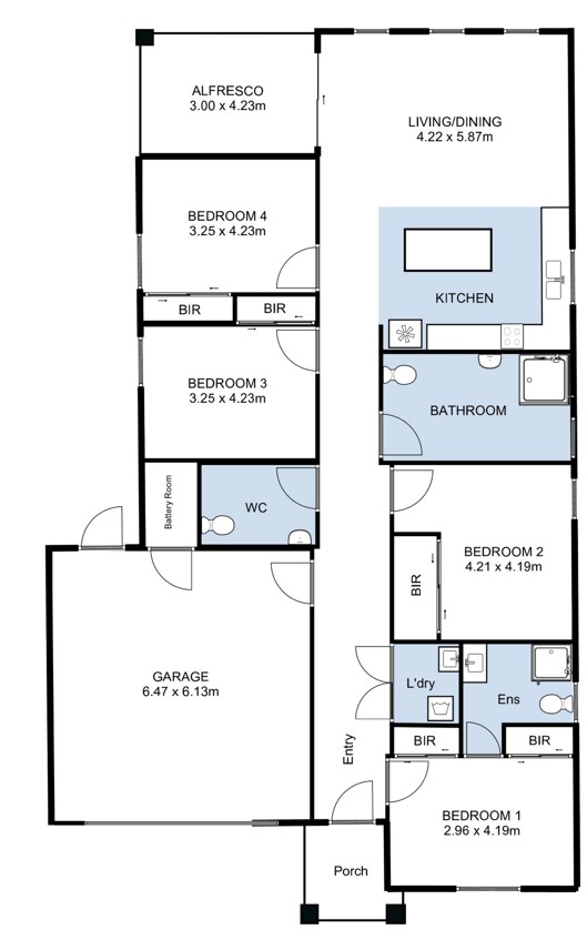 Modern Brand New 3-Bedroom Bliss – Your Stylish New Home Awaits! — Floorplan 1