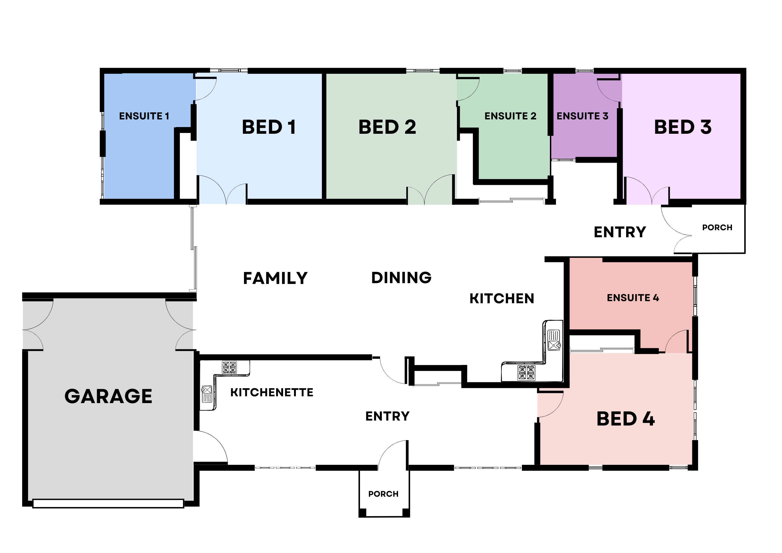 LANDRIDGE HPS & VILLA - Doreen, Victoria — Floorplan 1