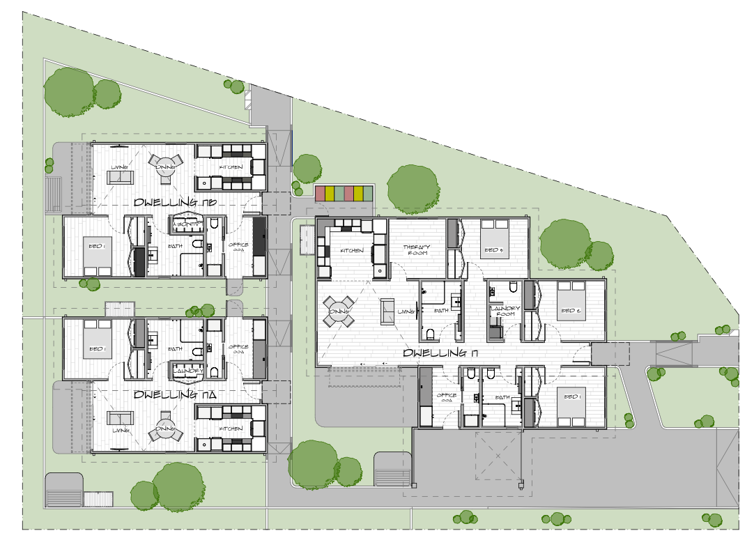 3 Bedroom Shared Home, Spring Farm — Floorplan 1