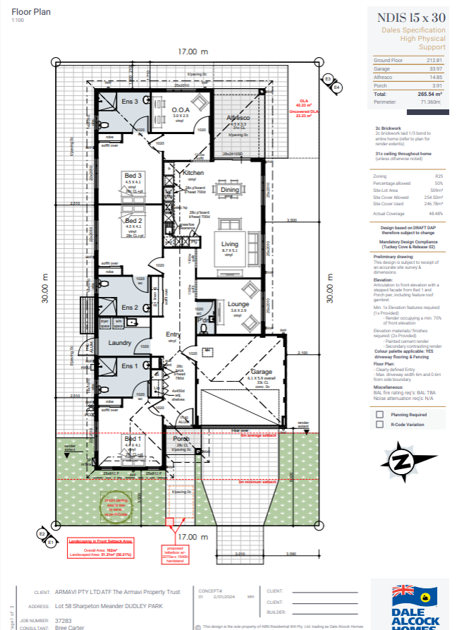A Place to Call Home Dudley Park — Floorplan 1