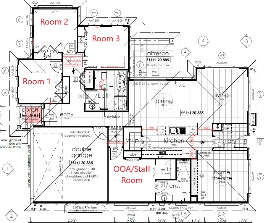 Jordan Springs Specialist Disability Accommodation — Floorplan 1