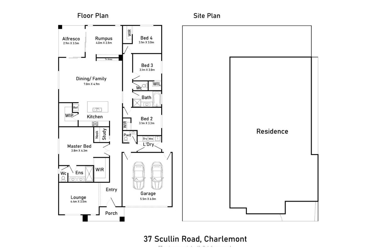 Accessible SIL Accommodation in Scullin Road, Charlemont VIC — Floorplan 1