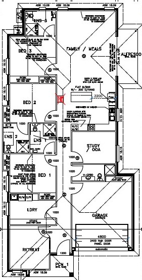 New HPS SDA: 3 Bedroom with 3 Ensuites Seeking Resident — Floorplan 1