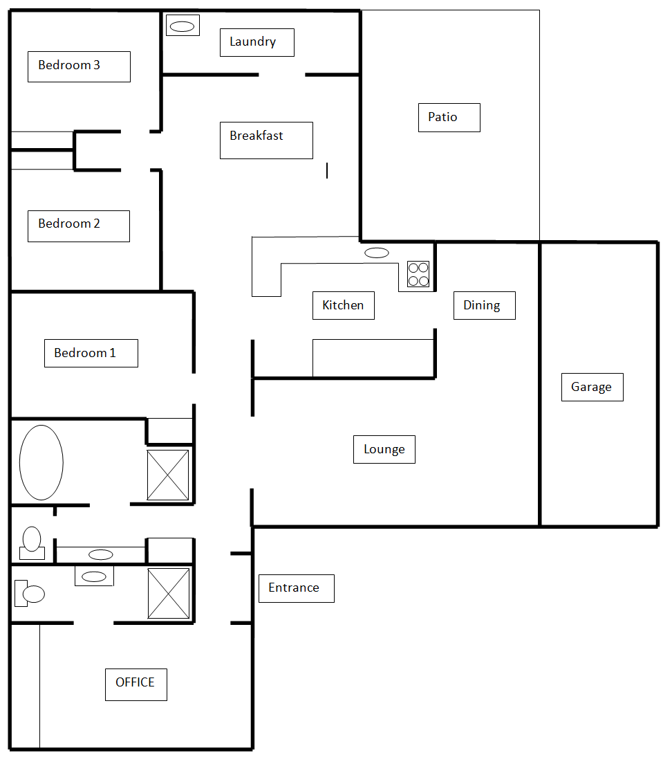 Quakers Hill – NDIS SIL, STA & MTA Supports — Floorplan 1