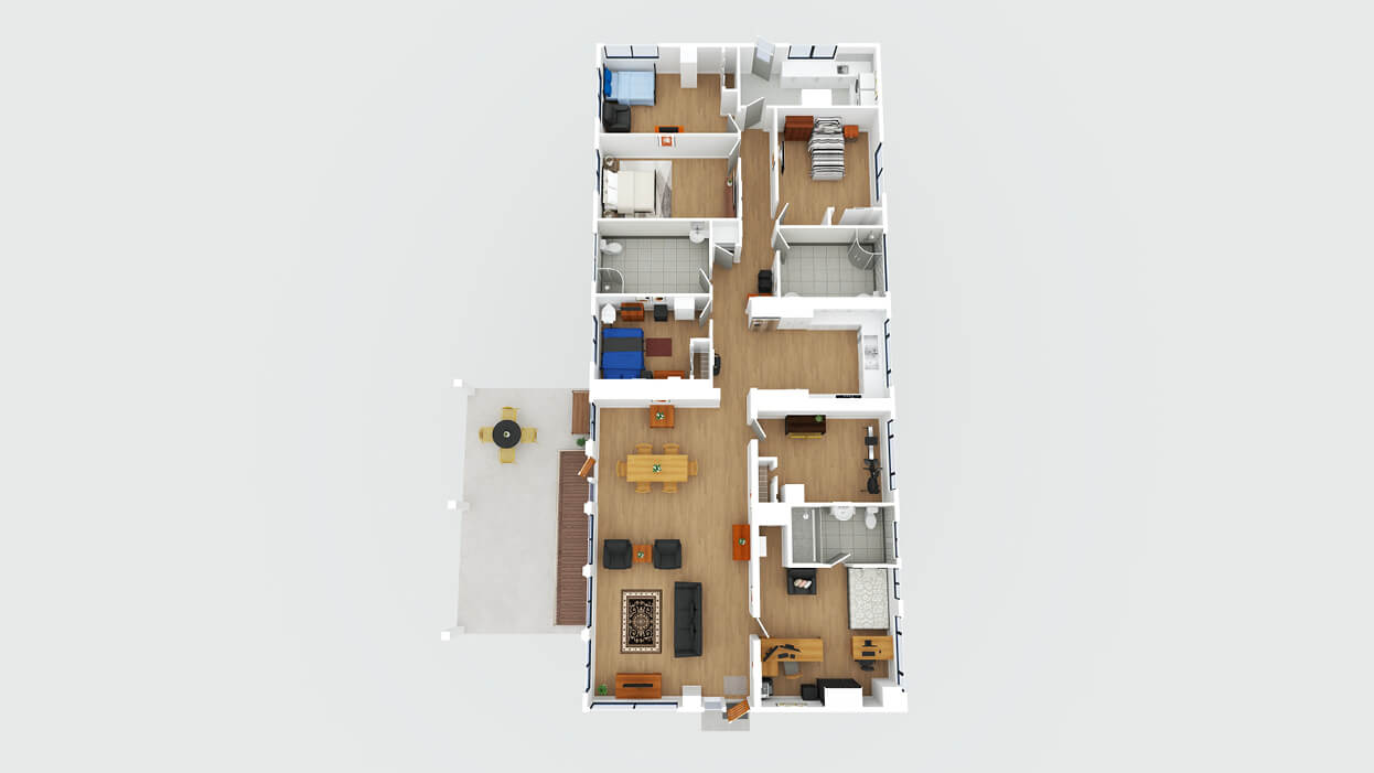 Modern Comfort in Gulliver — Floorplan 1