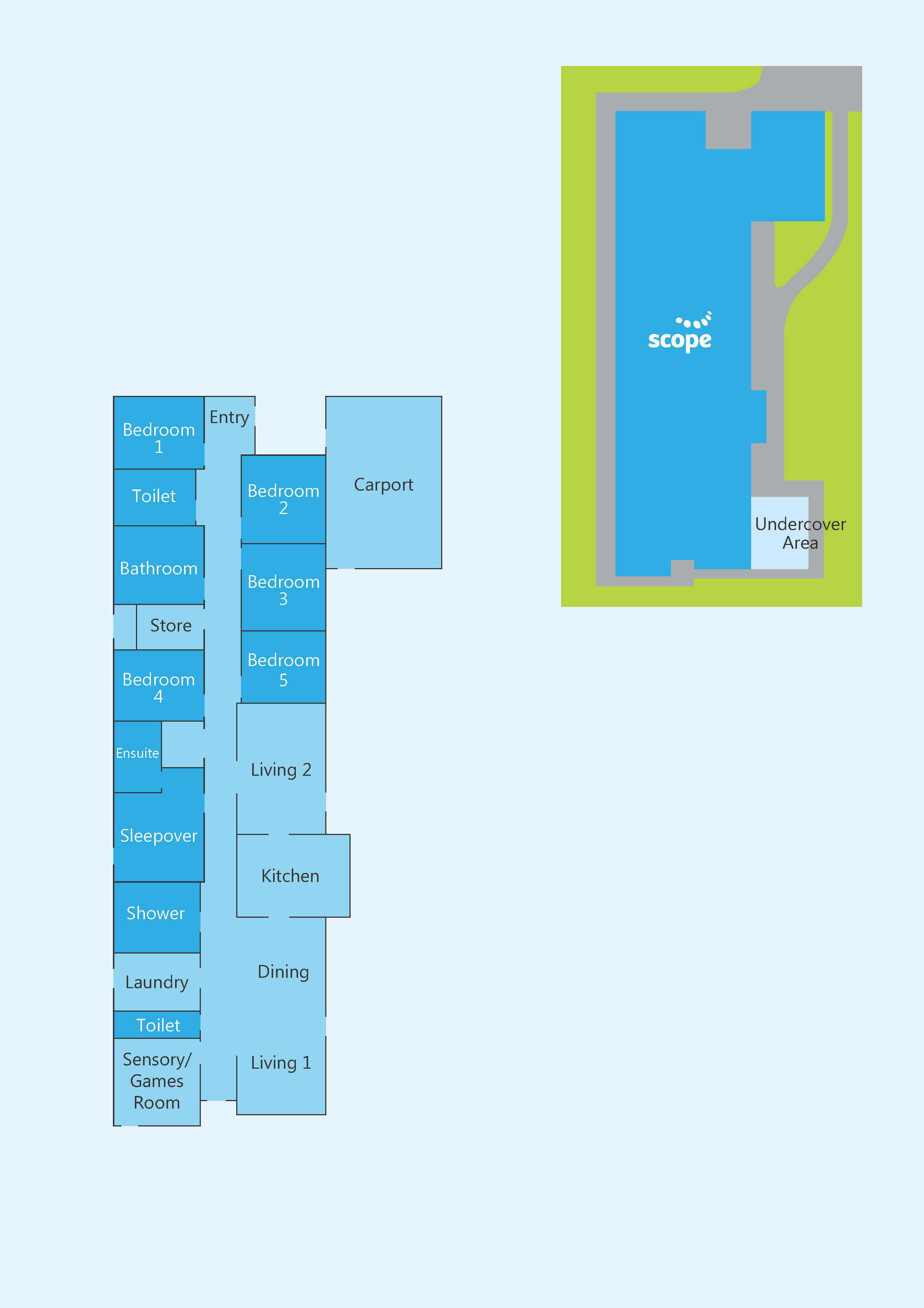 Supported Independent Living in Balwyn North — Floorplan 1