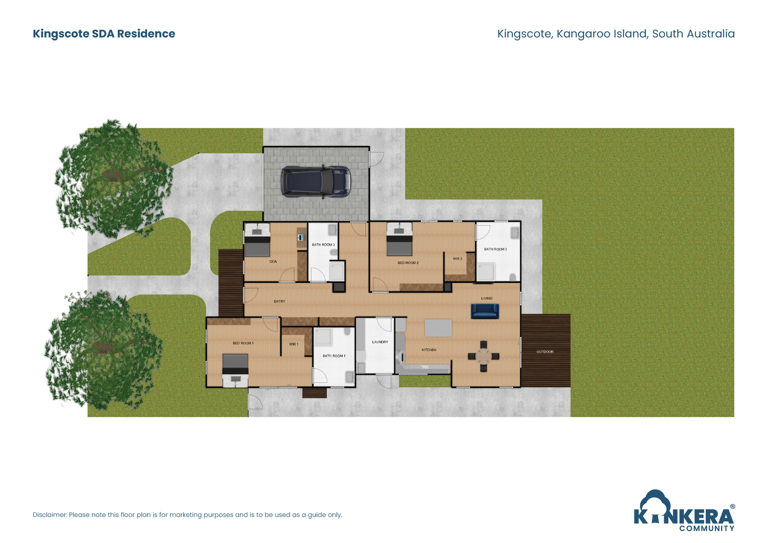 Kingscote Residence — Floorplan 1