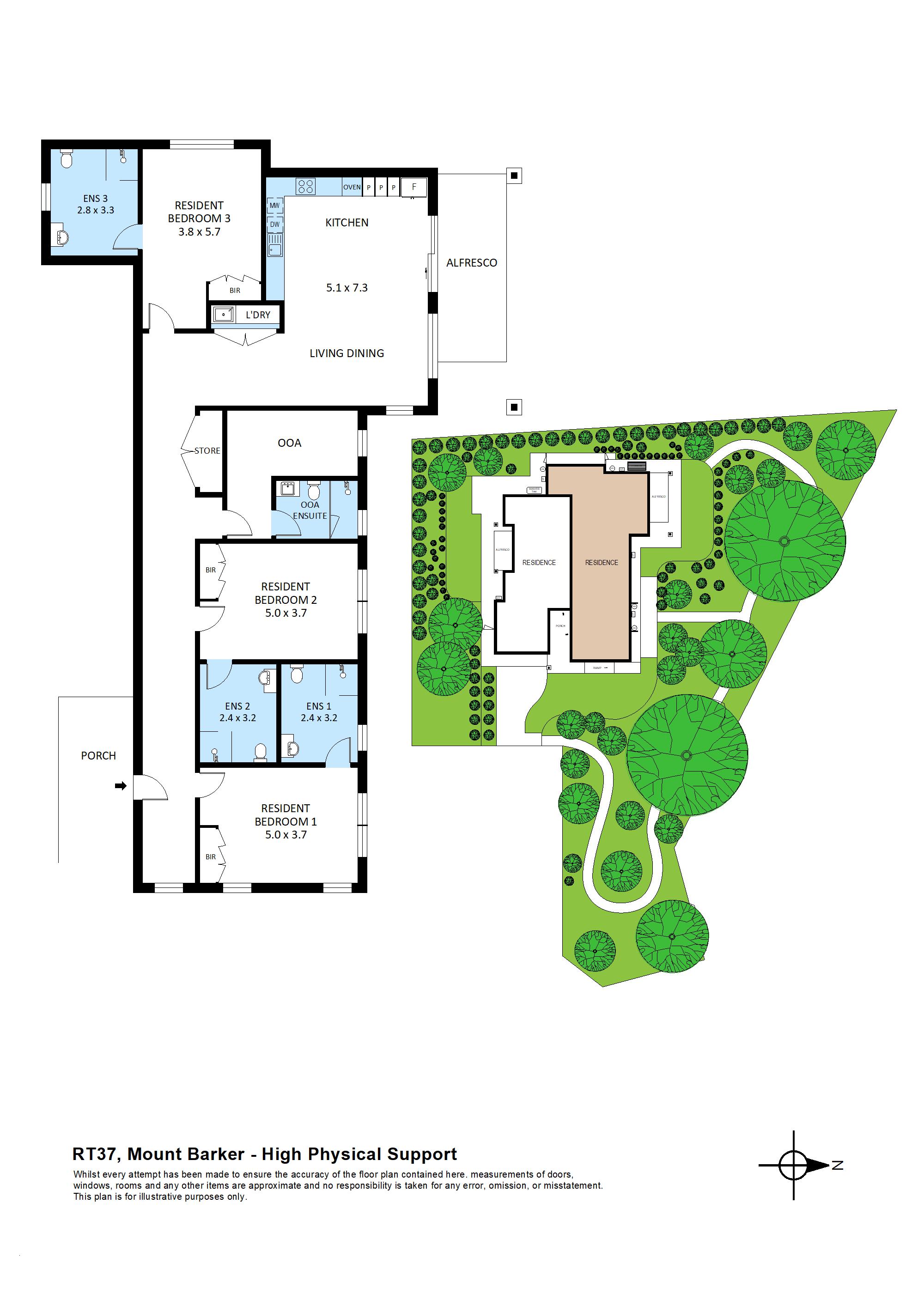 Contemporary 3-Bedroom HPS Home in Scenic Mount Barker — Floorplan 1