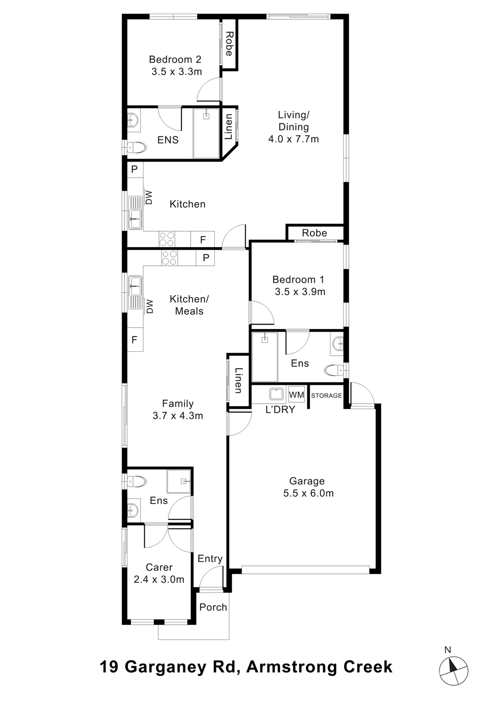 Separation by Design — Dual Robust Dwellings — Floorplan 1