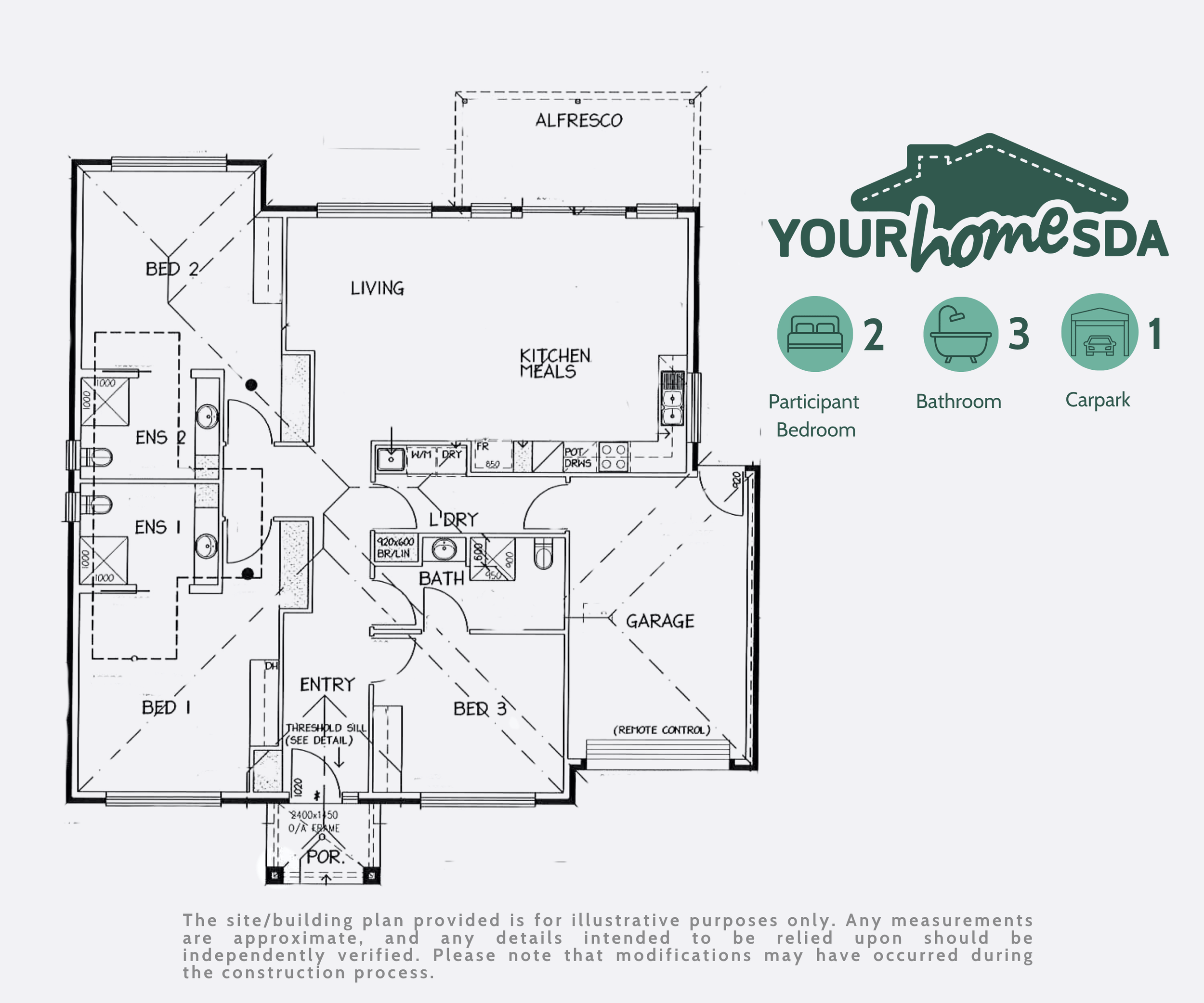 Gilles Plains, SA 5086 — Floorplan 1