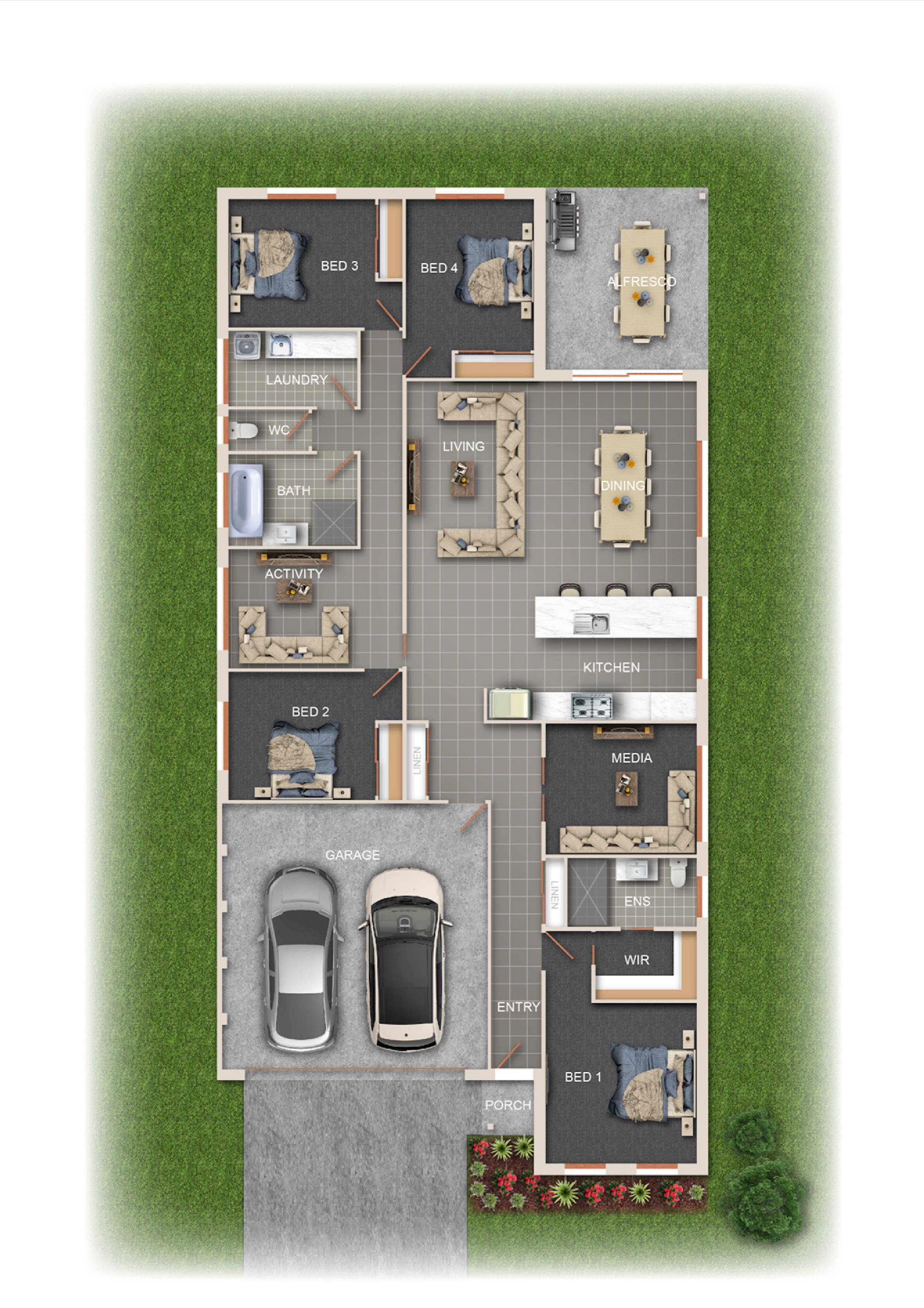 Orange S.I.L — Floorplan 1