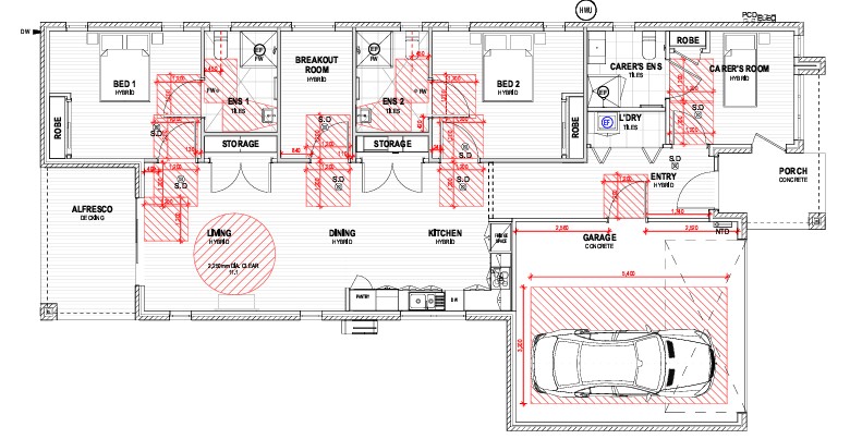 Large Robust SDA Home in Darley – Built for Comfort & Durability — Floorplan 1