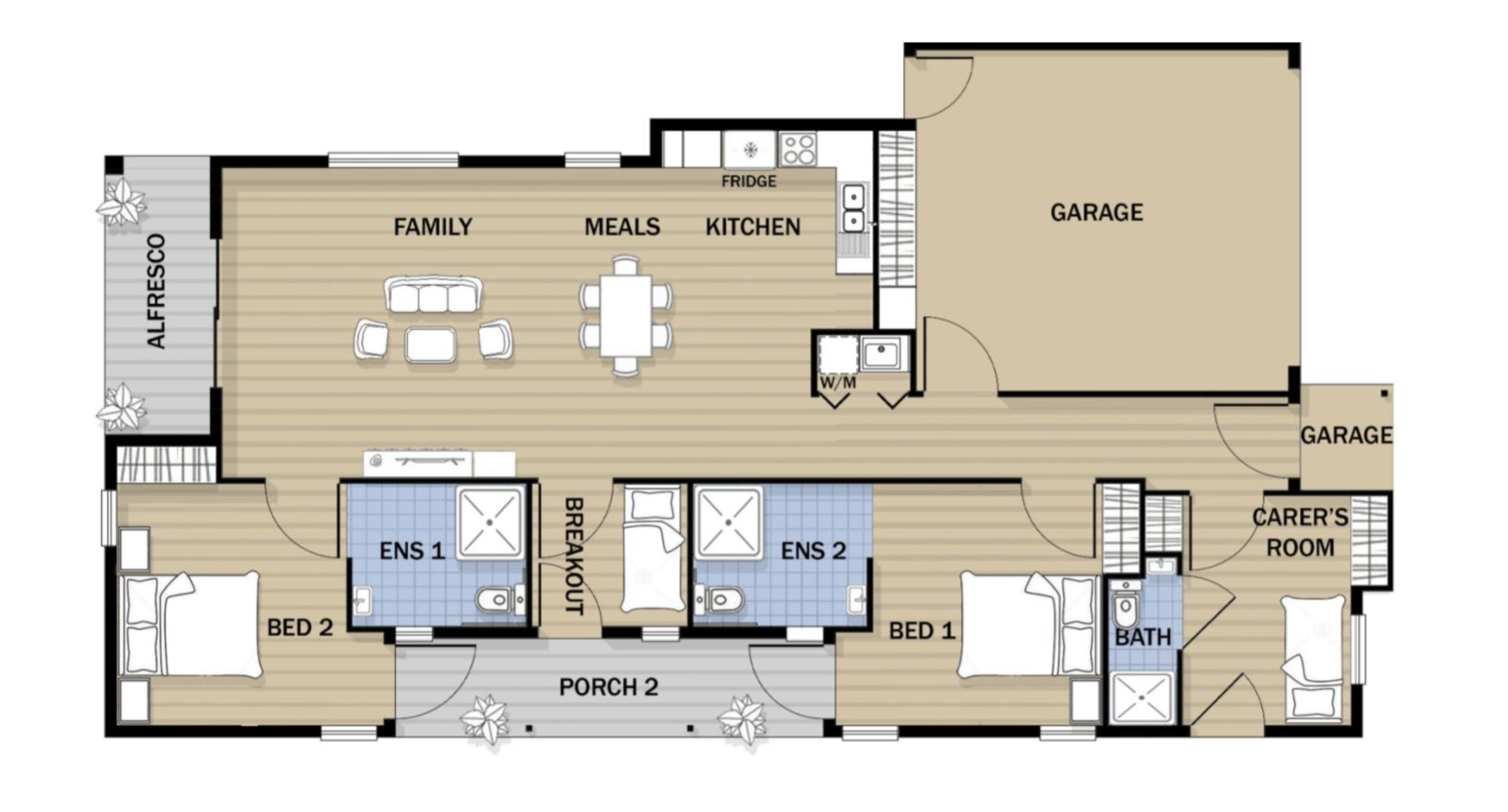 Brand-New SDA Home in Officer: Accessible, Modern, and Move-In Ready! — Floorplan 1