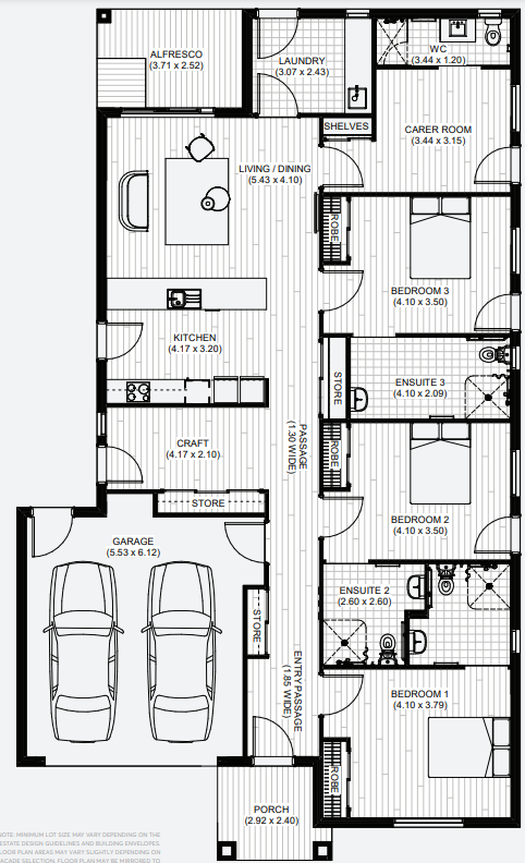 Fraser Rise — Floorplan 1