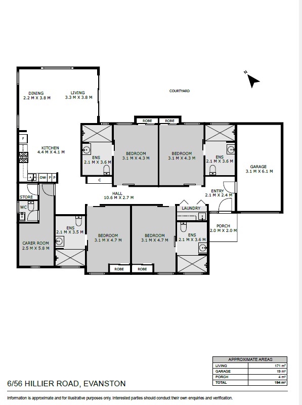 Stunning Platinum SDA Home in Thriving Evanston Community — Floorplan 1