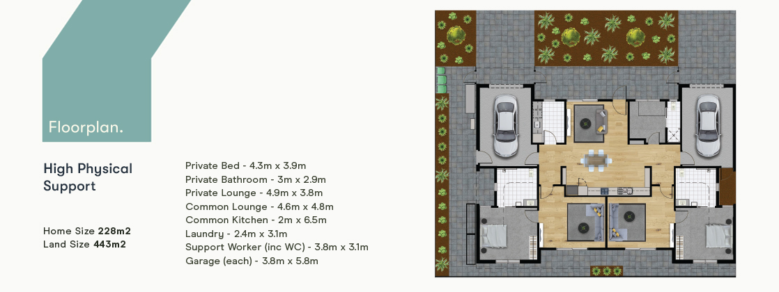 Launching Soon - Brand New High Physical Support in Woodville — Floorplan 1