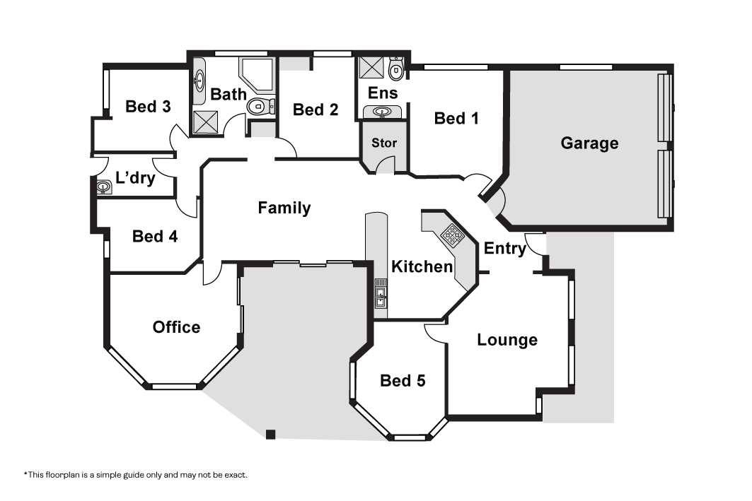 Glen Alpine Gem: Comfortable Home with a Stunning Garden & Outdoor Space — Floorplan 1