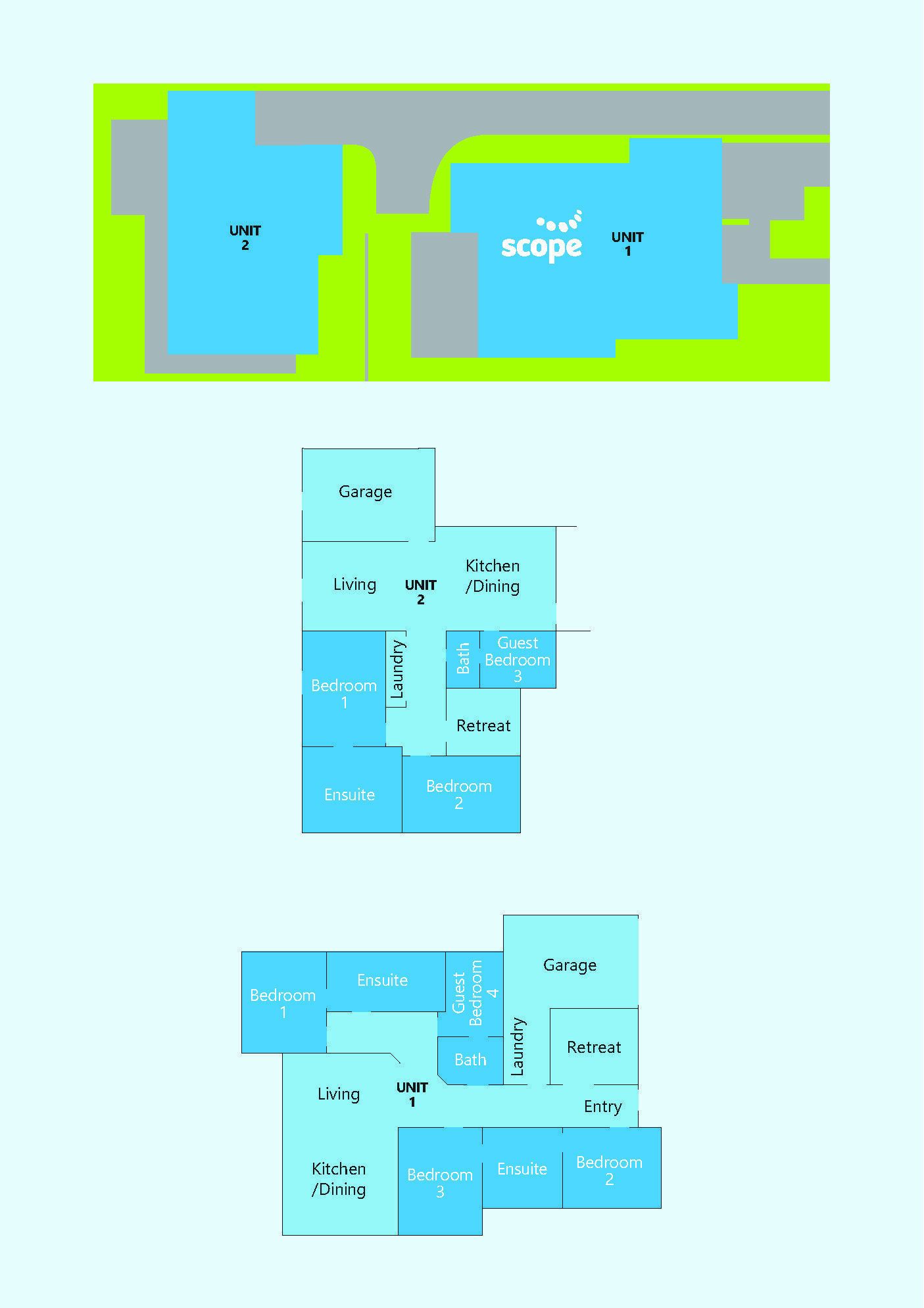 Supported Independent Living in Bendigo — Floorplan 1