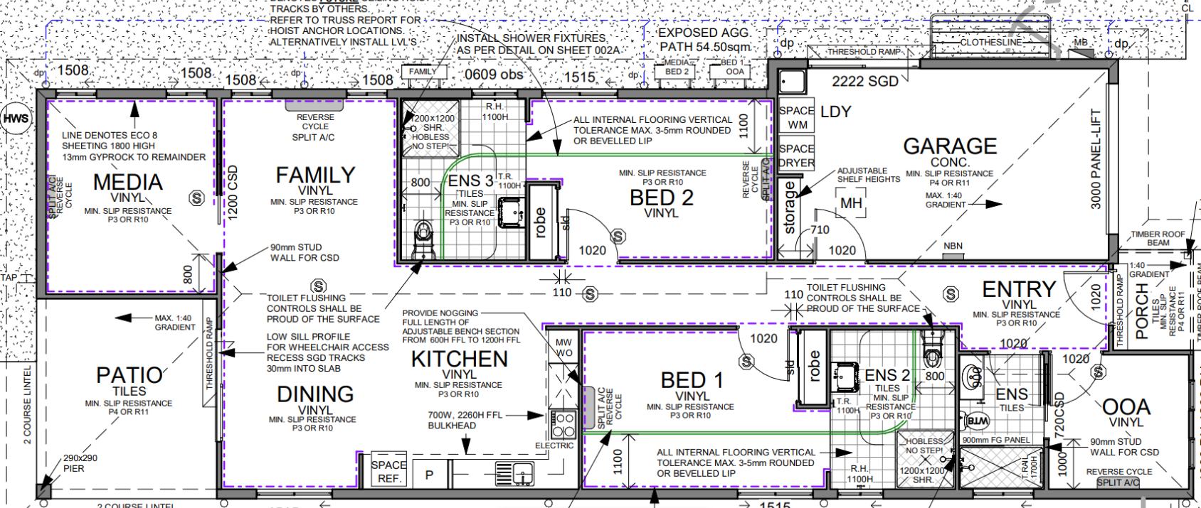 BE THE FIRST TENANT: Brand New 2 Res + OOA Home — Floorplan 1