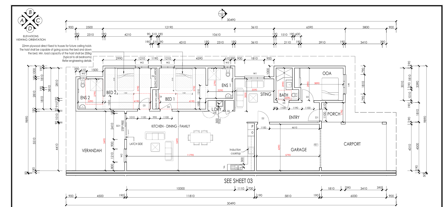 SDA HPS Dual Dwelling Masterpiece worthy of being the Capital - Palmerston NT — Floorplan 1