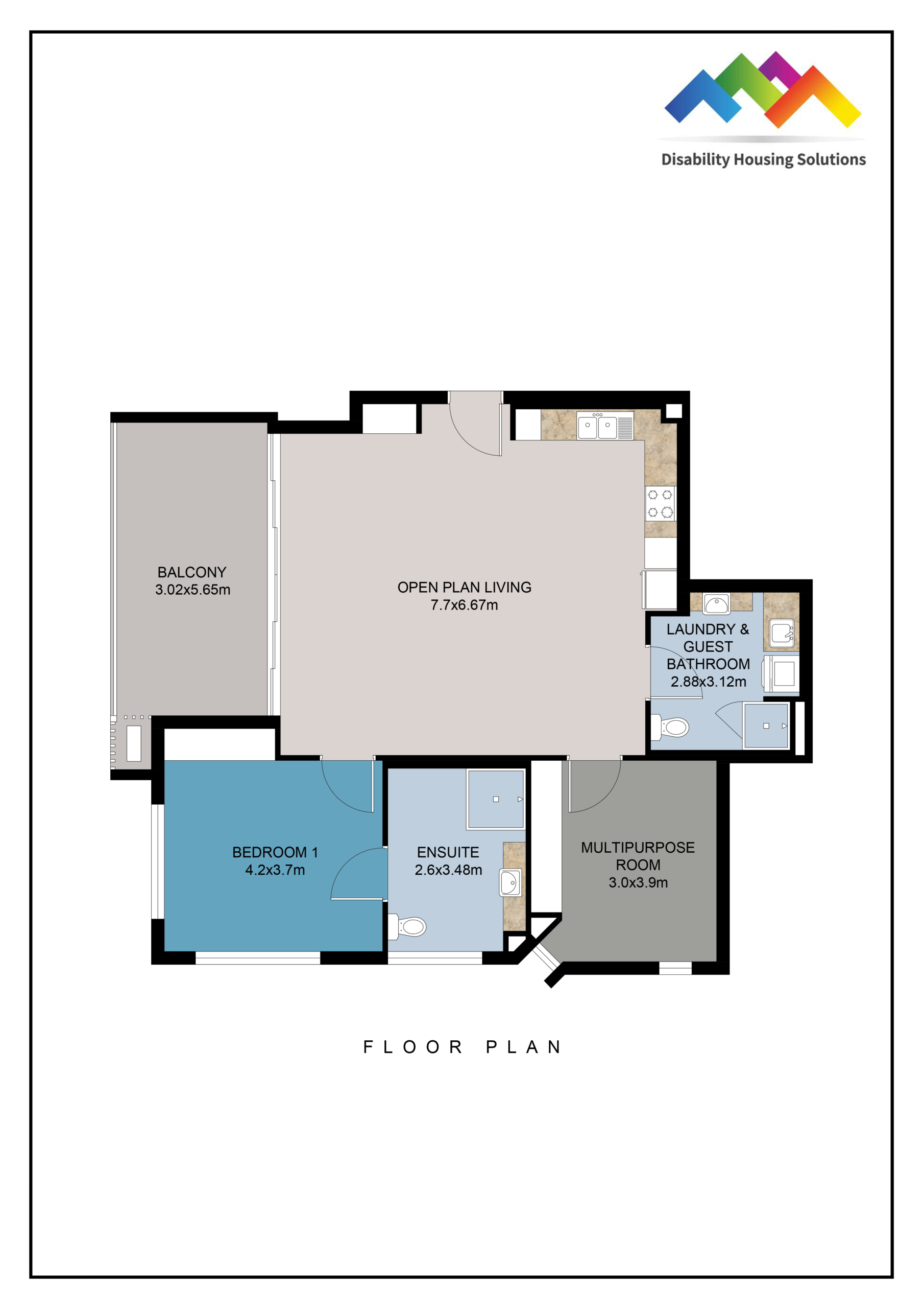 SOUTHPORT, GOLD COAST QLD – HIGH PHYSICAL SUPPORT (HPS) APARTMENT — Home image 2