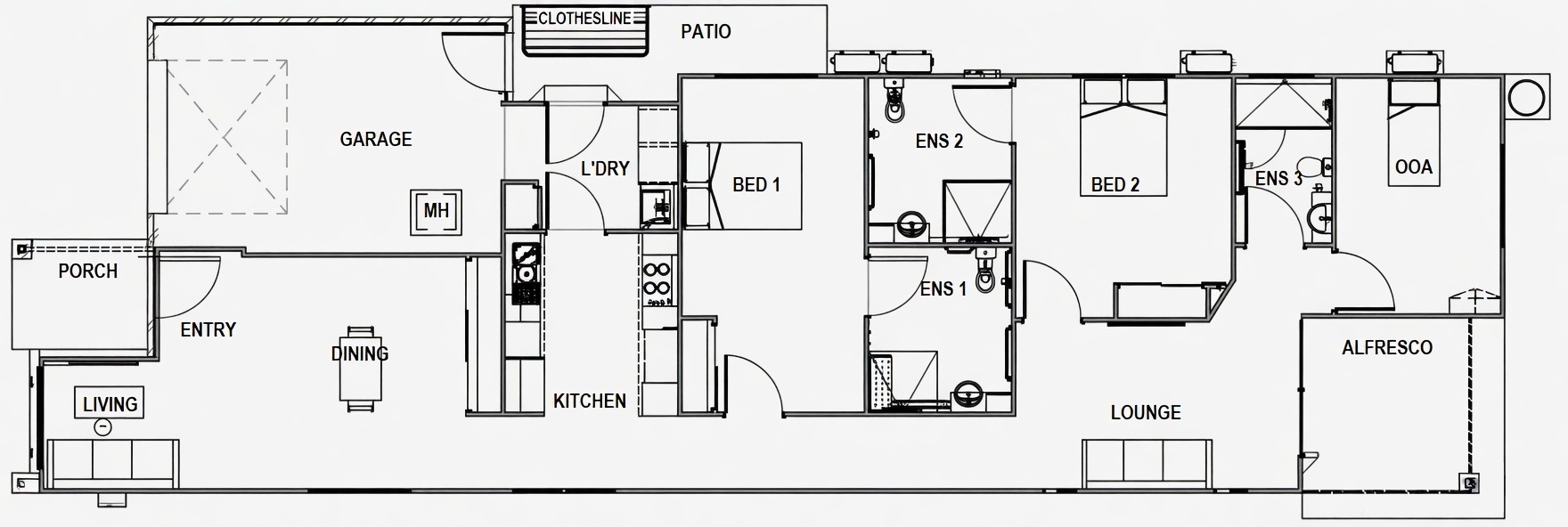 Now Available, Stunning 3-Bedroom HPS SDA Living in Birkdale QLD — Floorplan 1