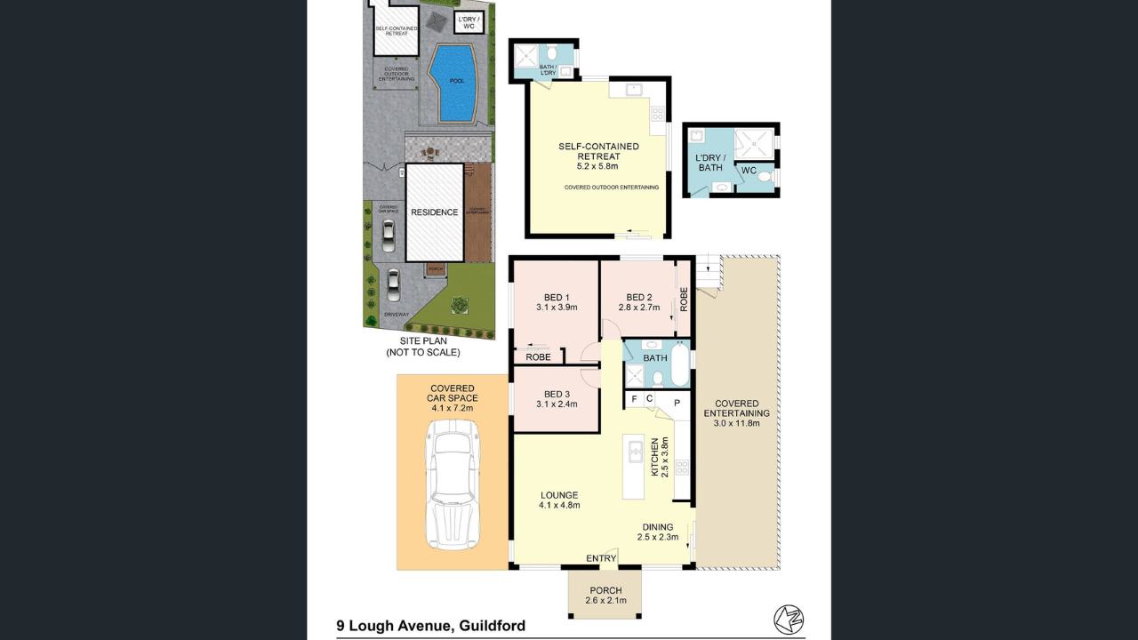 Lough Avenue, Guildford, NSW 2161 — Floorplan 1