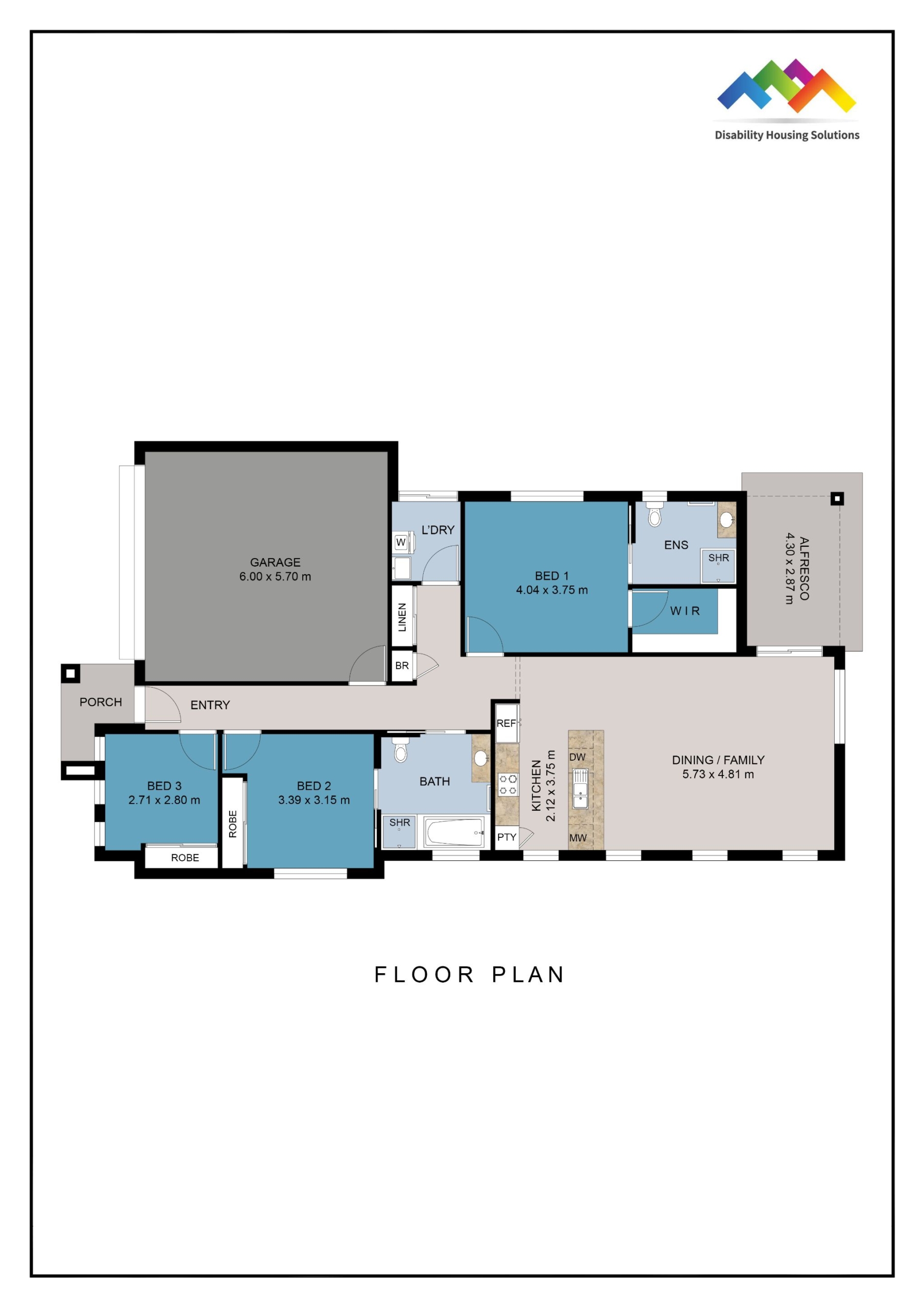 TORQUAY, HERVEY BAY QLD – IMPROVED LIVEABILITY HOUSE — Floorplan 1