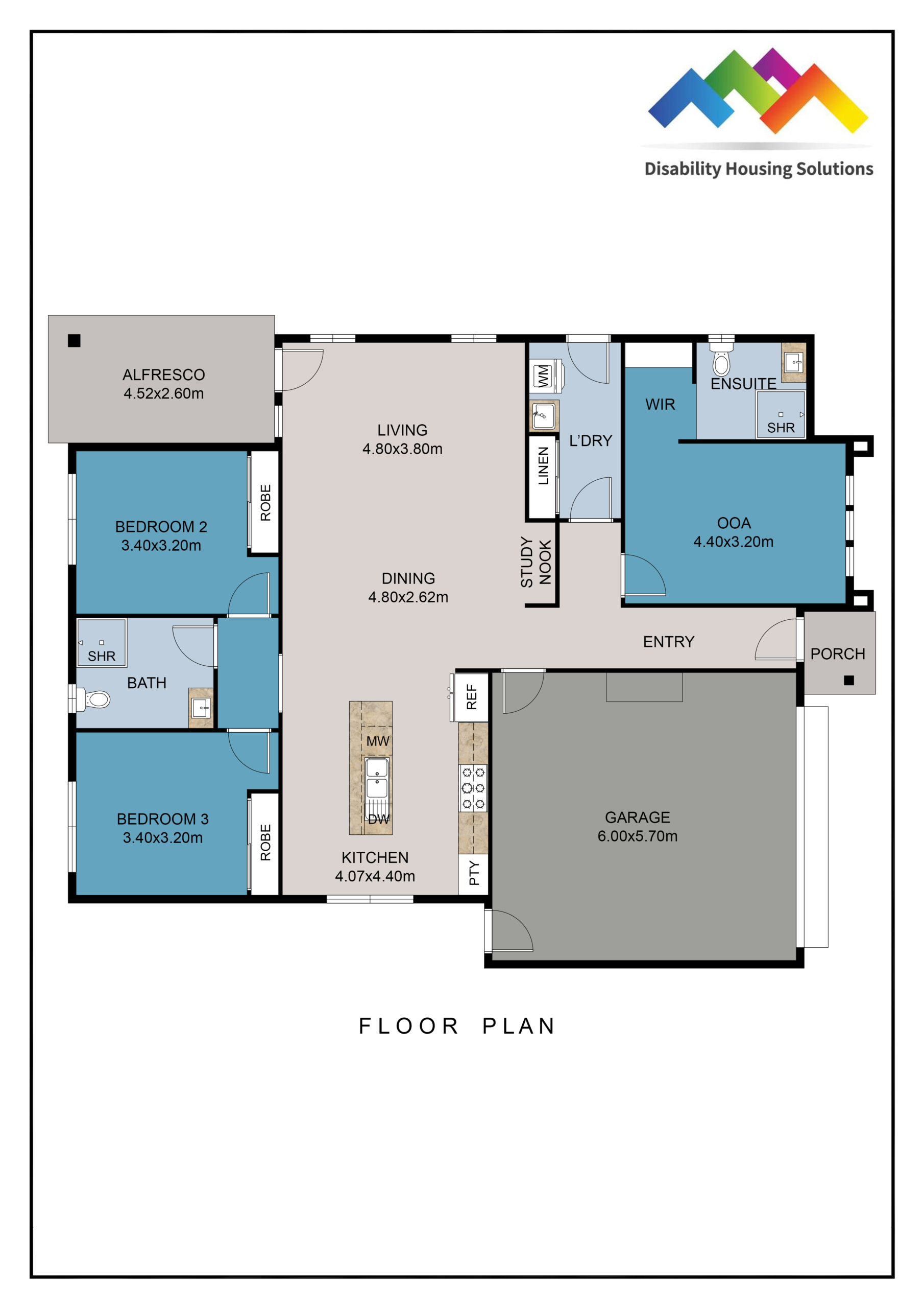 TORQUAY, HERVEY BAY QLD – IMPROVED LIVEABILITY HOUSE — Floorplan 2