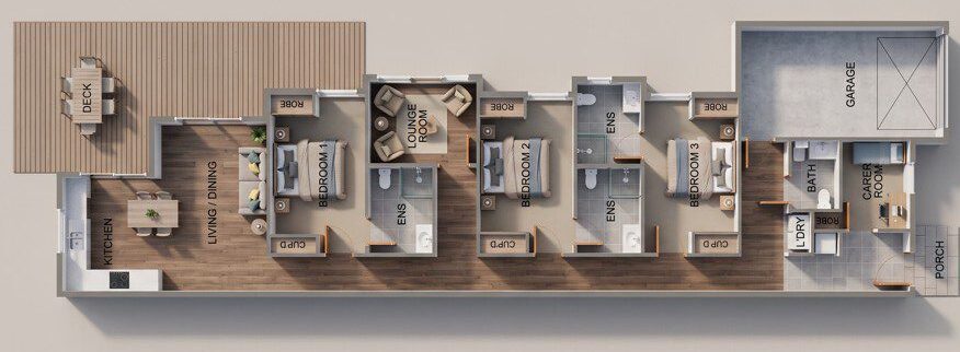 SIL Home in Langwarrin, VIC, 3910 — Floorplan 1