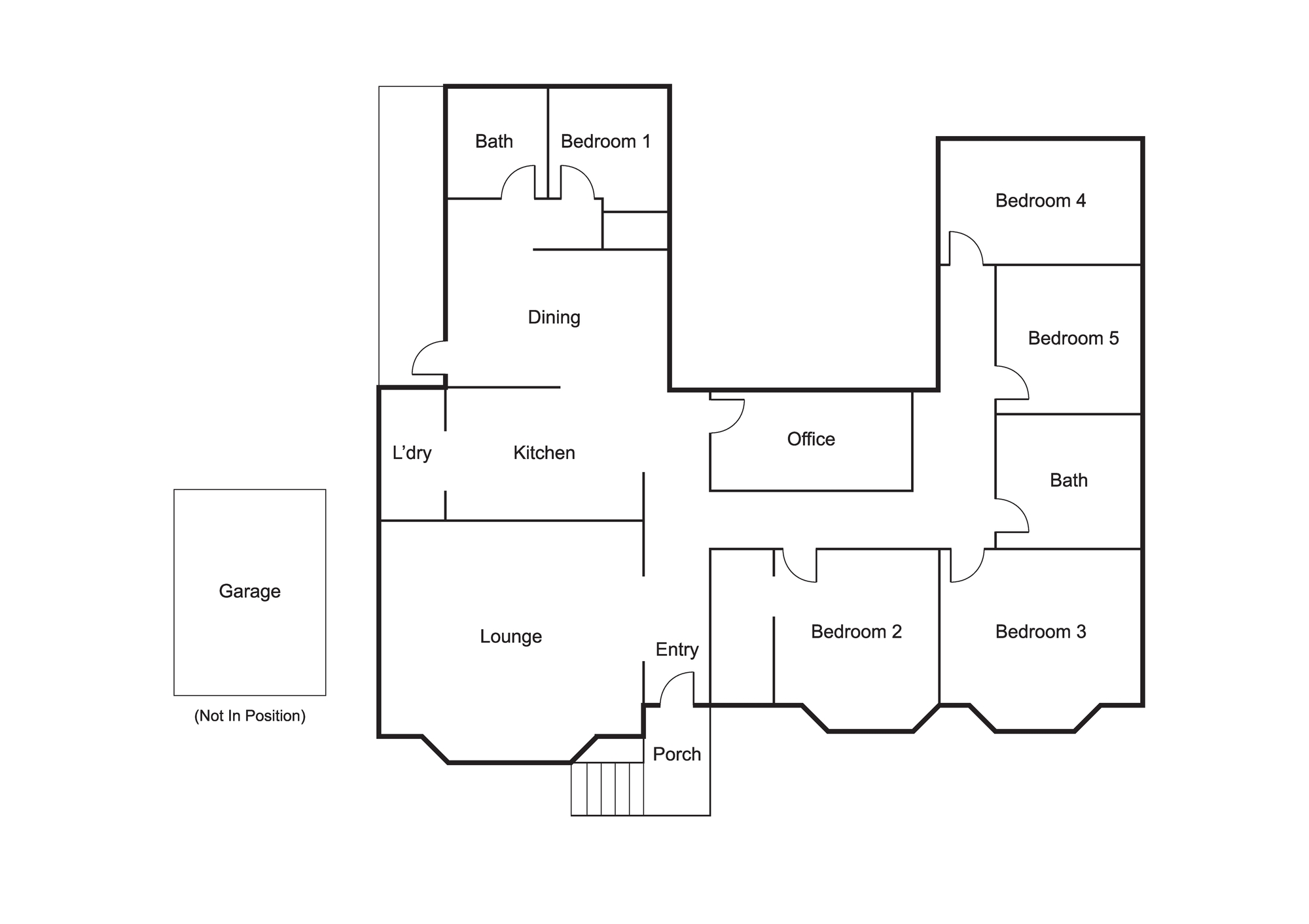 Allambie Heights - shared 5-bedroom home — Floorplan 1