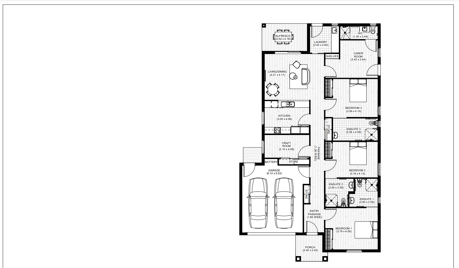 BRAND NEW HPS / FA / IL SDA HOME — Floorplan 1