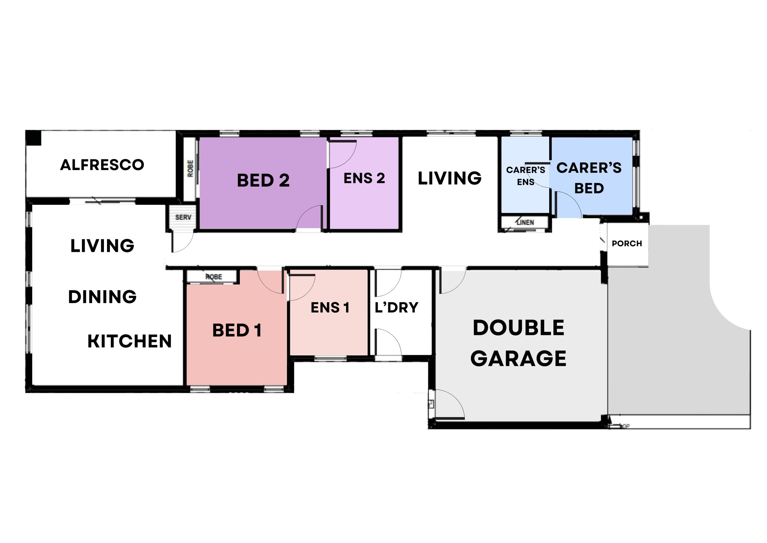 WATERCOURSE, Lara, VIC - HPS — Floorplan 1
